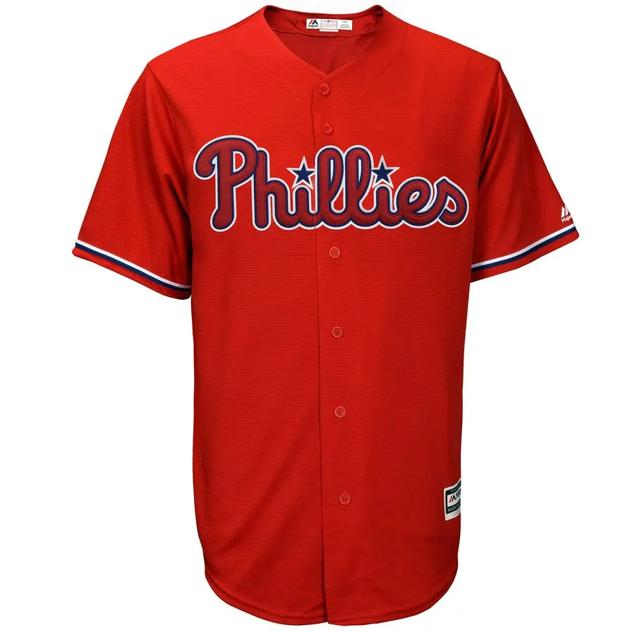 majestic Harper Phillies Red Jersey - Hình 2