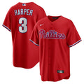 red Nike Harper Phillies Jersey