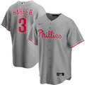 Harper Phillies Gray Jersey