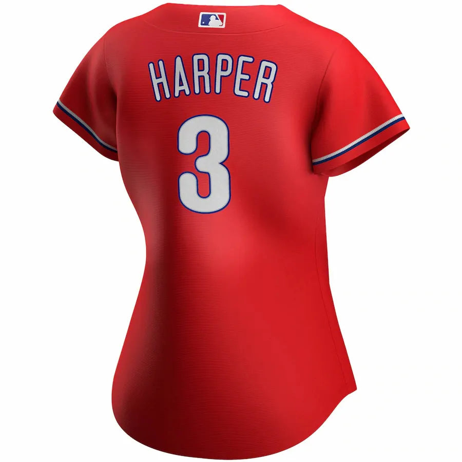 Harper Phillies Red Jersey nike - Hình 3