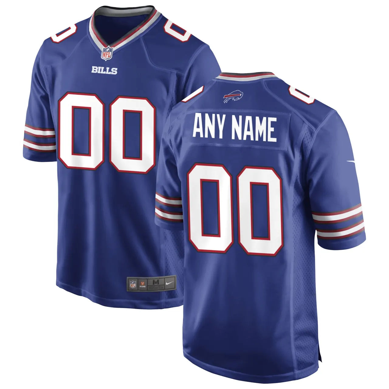 nike nfl Buffalo Bills Royal Blue Custom Jersey