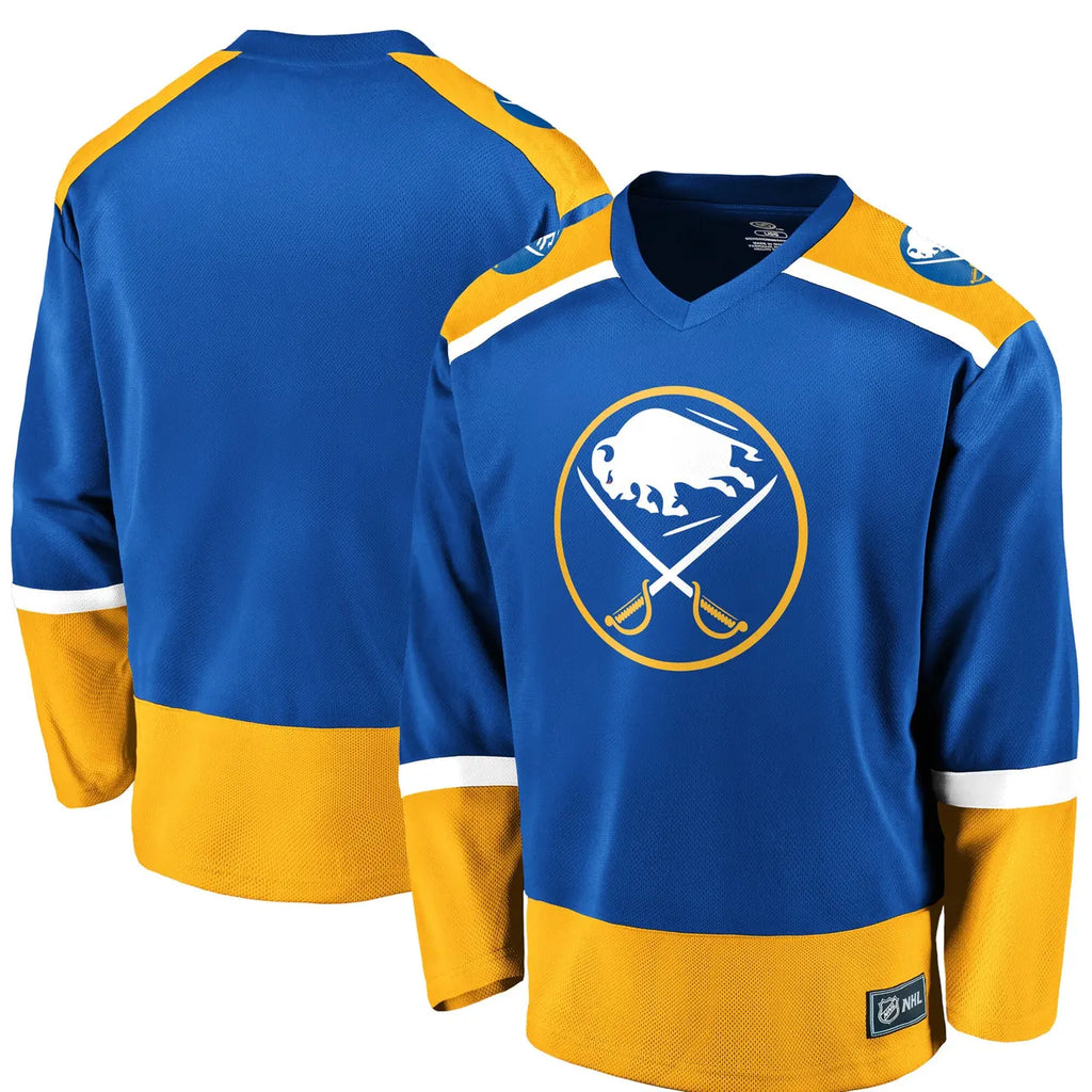 Buffalo Sabres Blue Gold Jersey - Hình 2