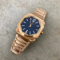 Bulgari Octo Rose Gold Blue