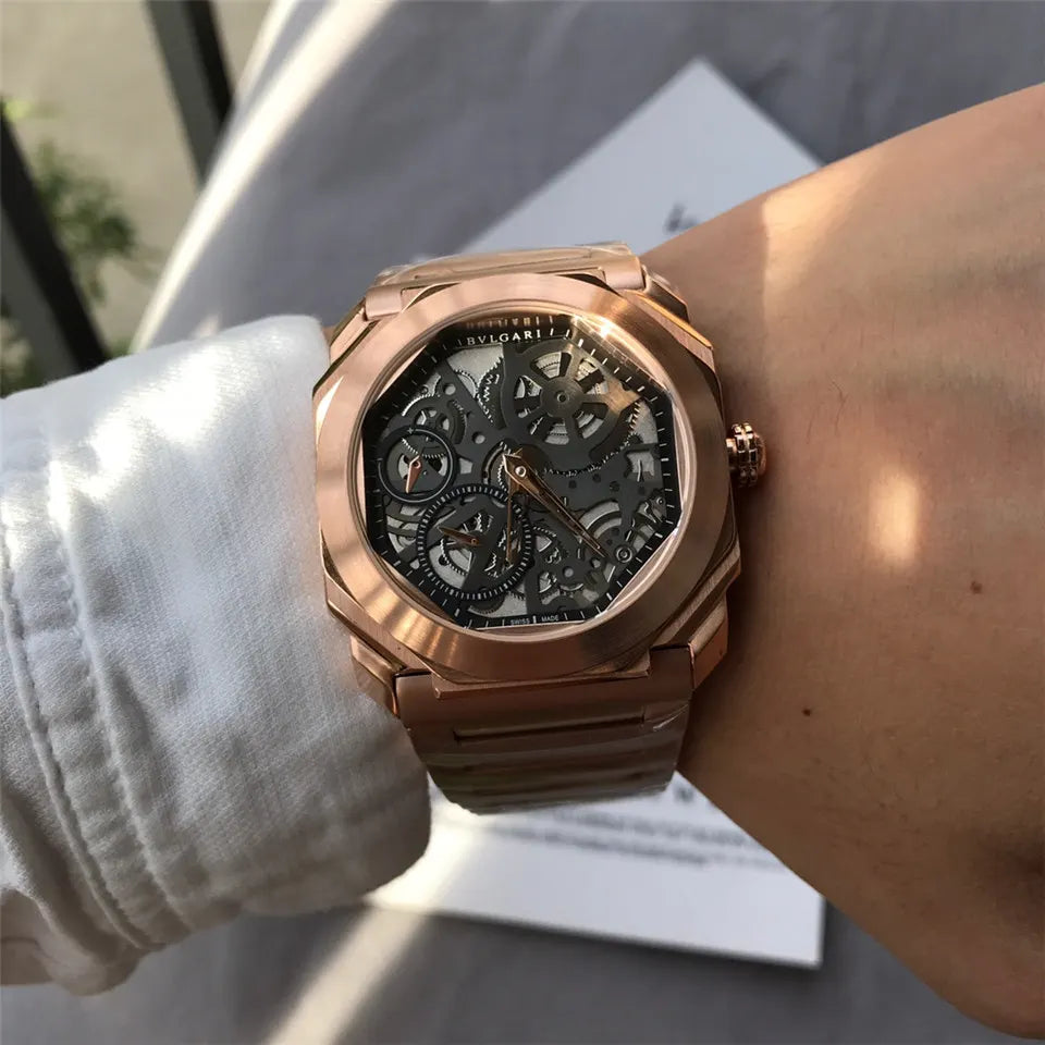 Bvlgari Octo Roma Rose Gold