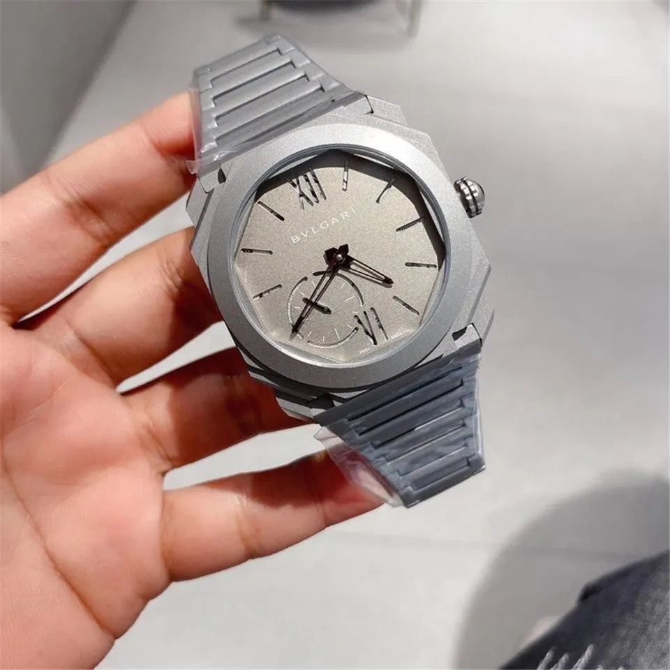 Bulgari Octo Steel Grey - Hình 5