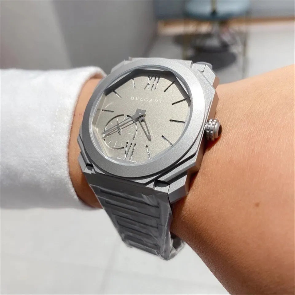Bulgari Octo Steel Grey - Hình 8