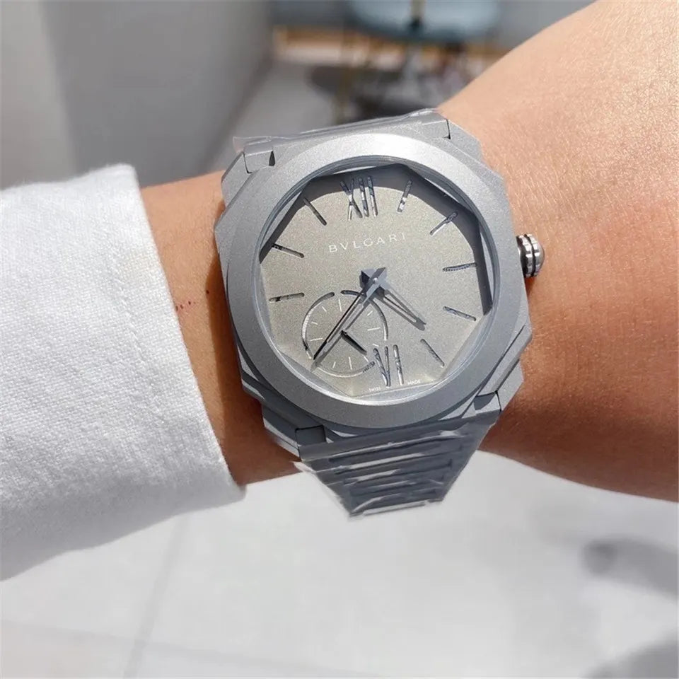Bulgari Octo Steel Grey - Hình 10