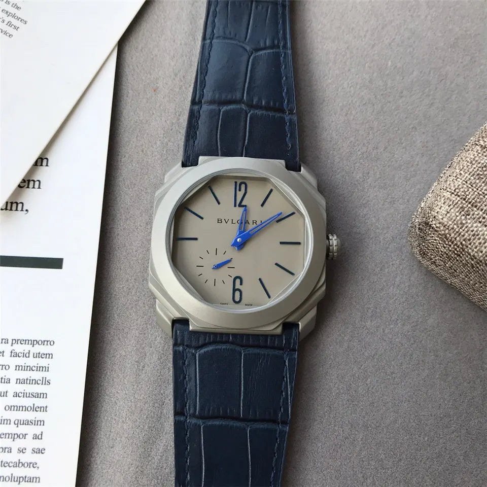 Bulgari Octo Sandblast Blue