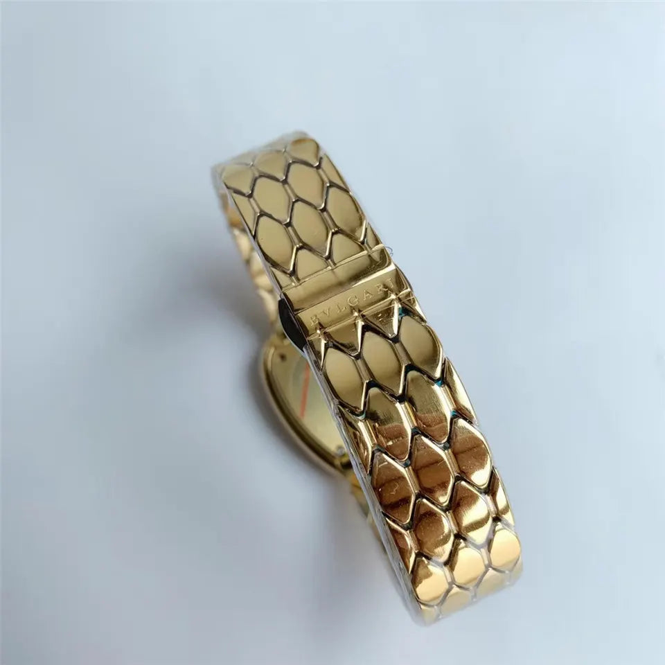 Bulgari Gold Diamond Watch - Hình 2
