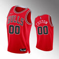 nike personalized Bulls Red Custom Jersey