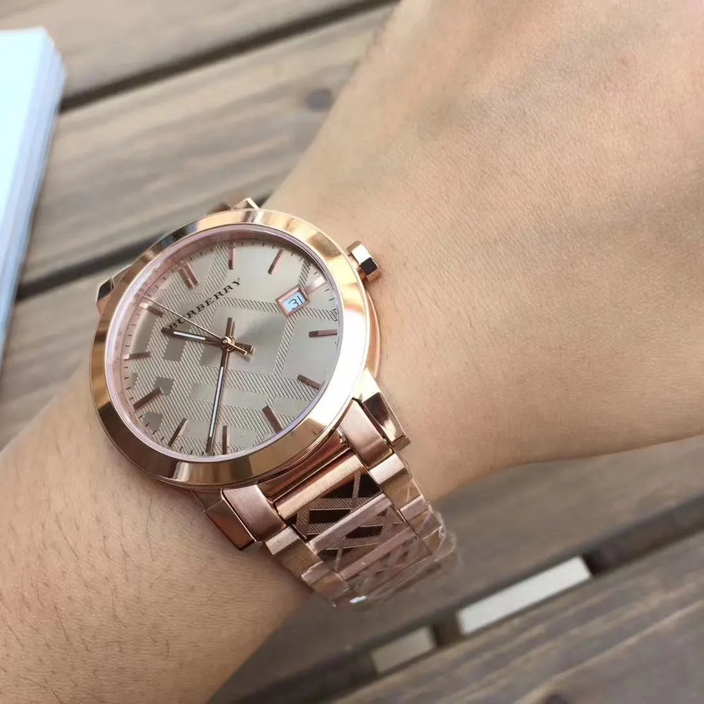 Burberry Rose Gold Watch - Hình 2