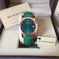 Burberry Green Leather Watch