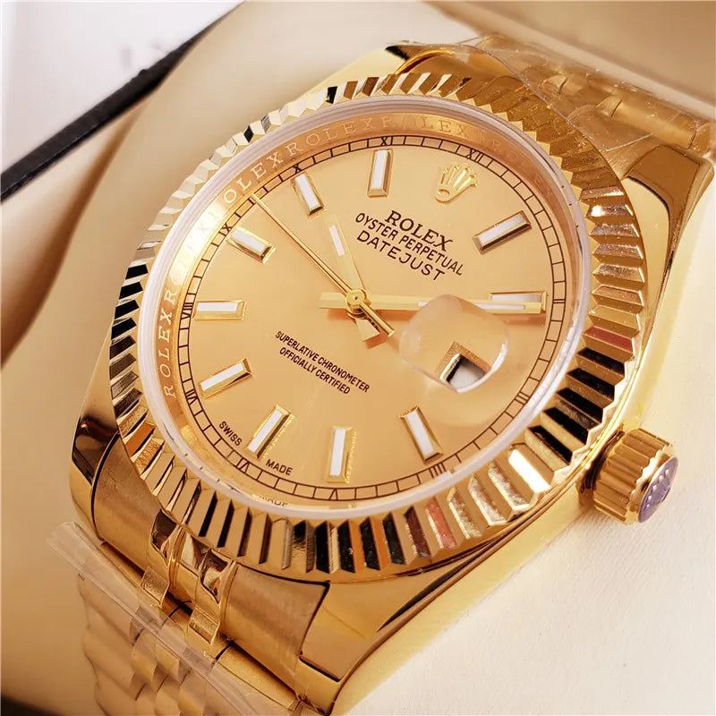 Rolex Gold Fluted Bezel - Hình 4
