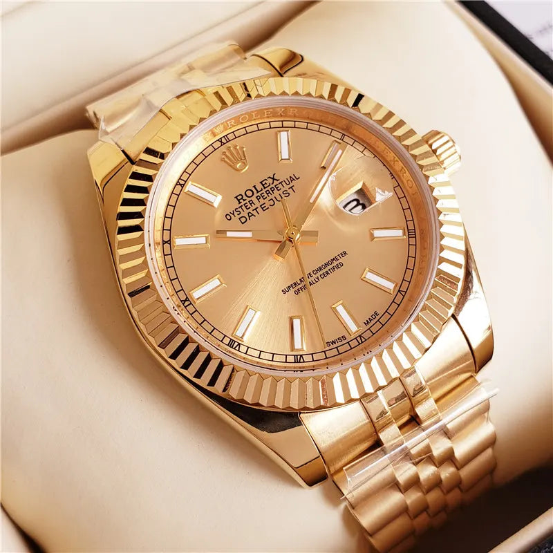 Rolex Gold Fluted Bezel - Hình 5