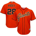 Giants Posey Orange Jersey majestic