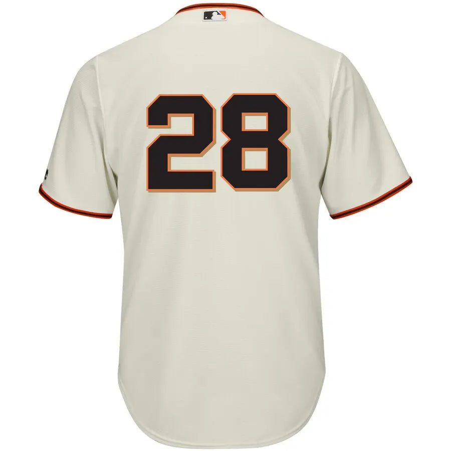 Giants Cream Throwback Jersey majestic - Hình 3