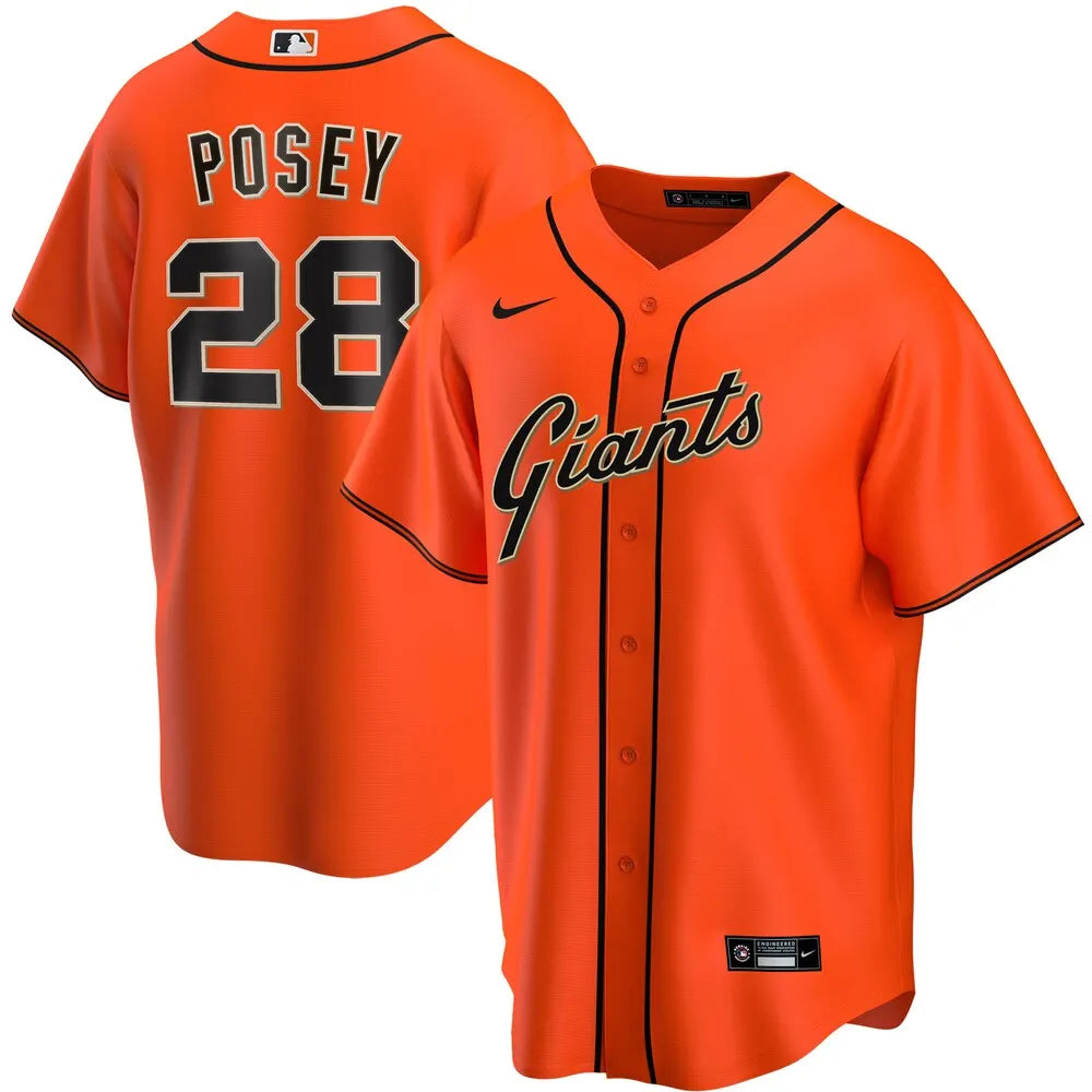 Giants Posey Orange Jersey