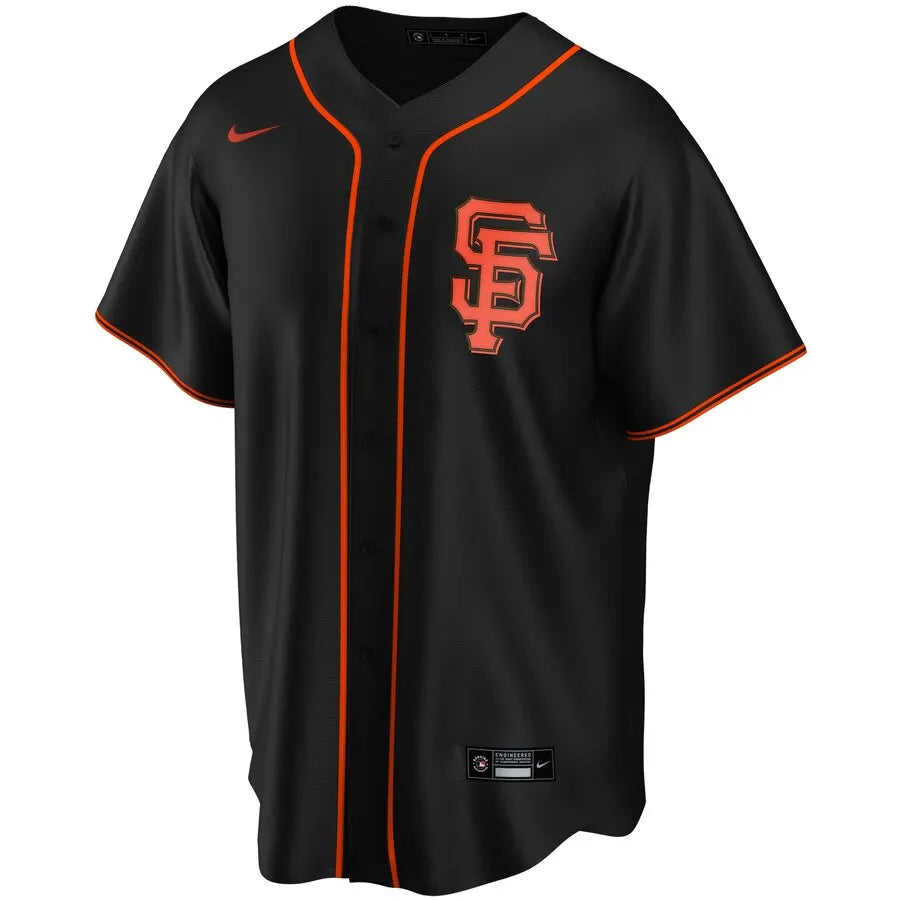 Posey Giants Black Jersey - Hình 2