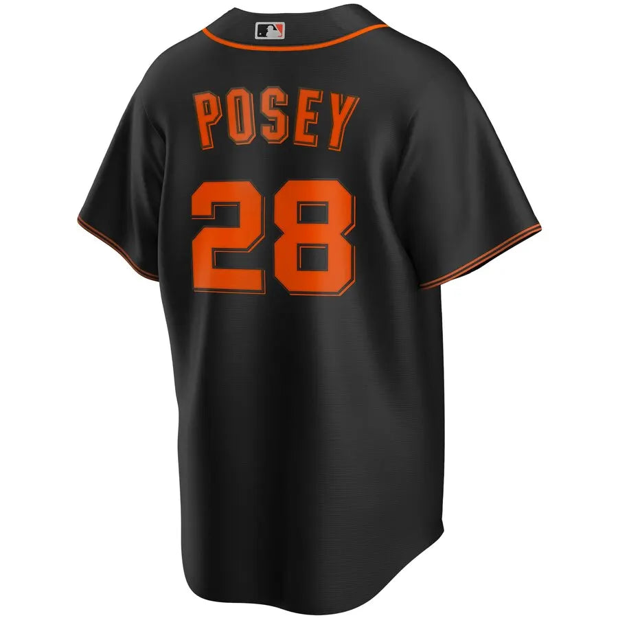 Posey Giants Black Jersey - Hình 3