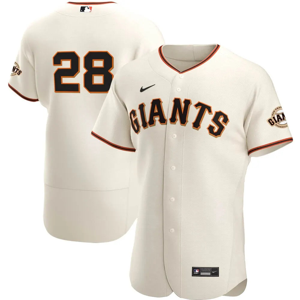 mlb Nike Giants Cream Home Jersey