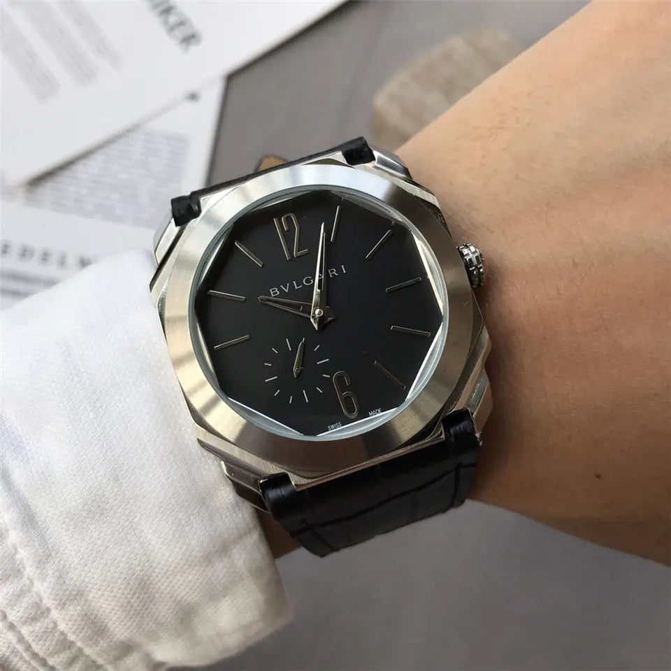 Bulgari Octo Roma Black Alligator