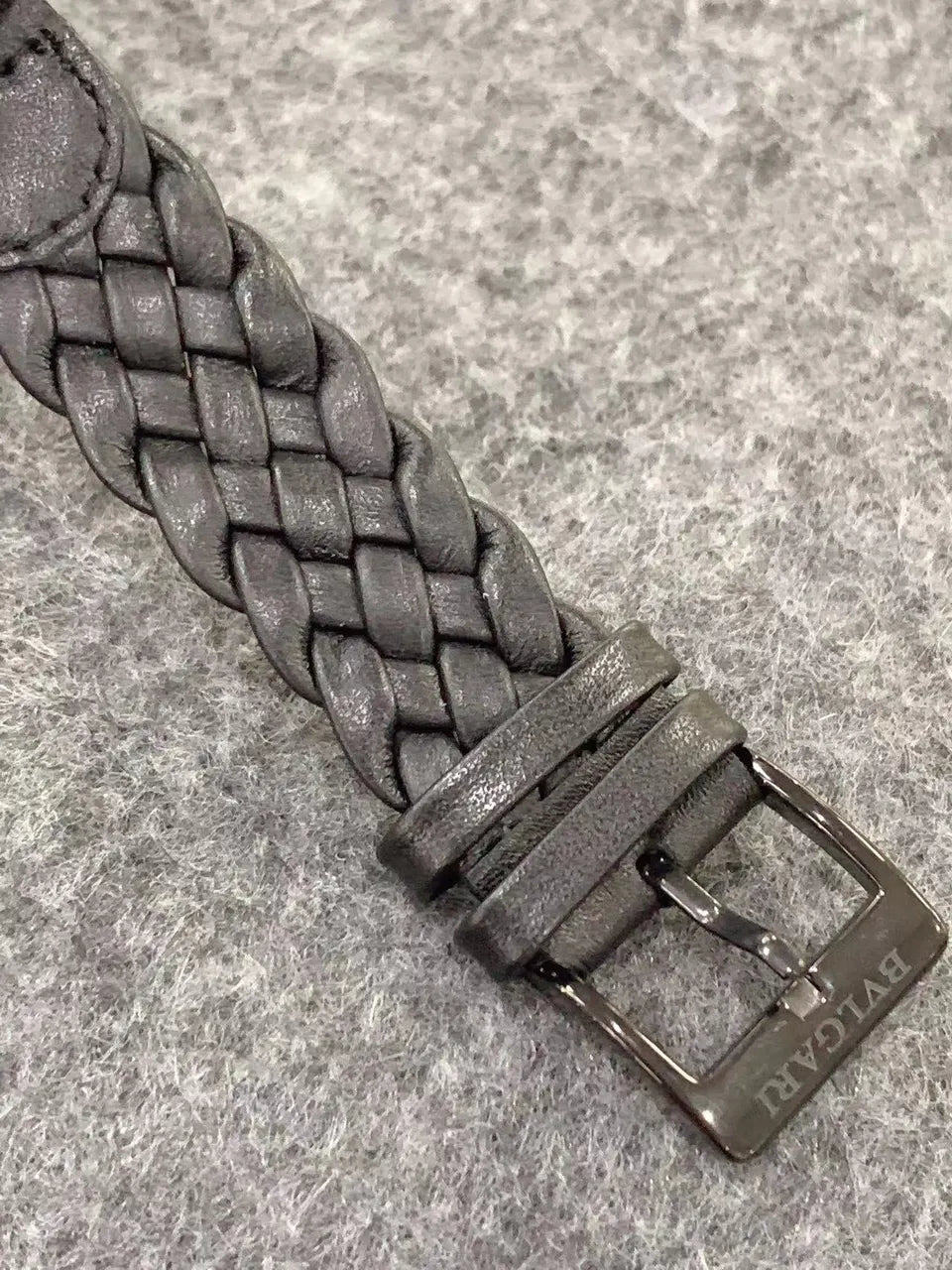 Bvlgari CarbonGold Braided Leather - Hình 7