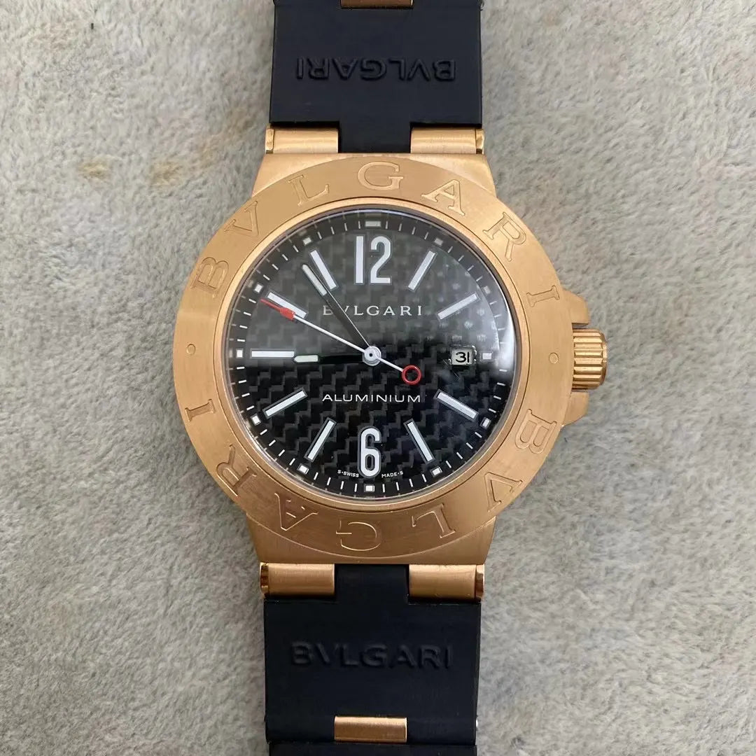 Bulgari Gold Black Dial