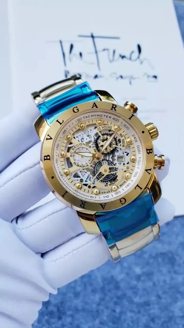 Bvlgari Subaqua Skeleton Gold