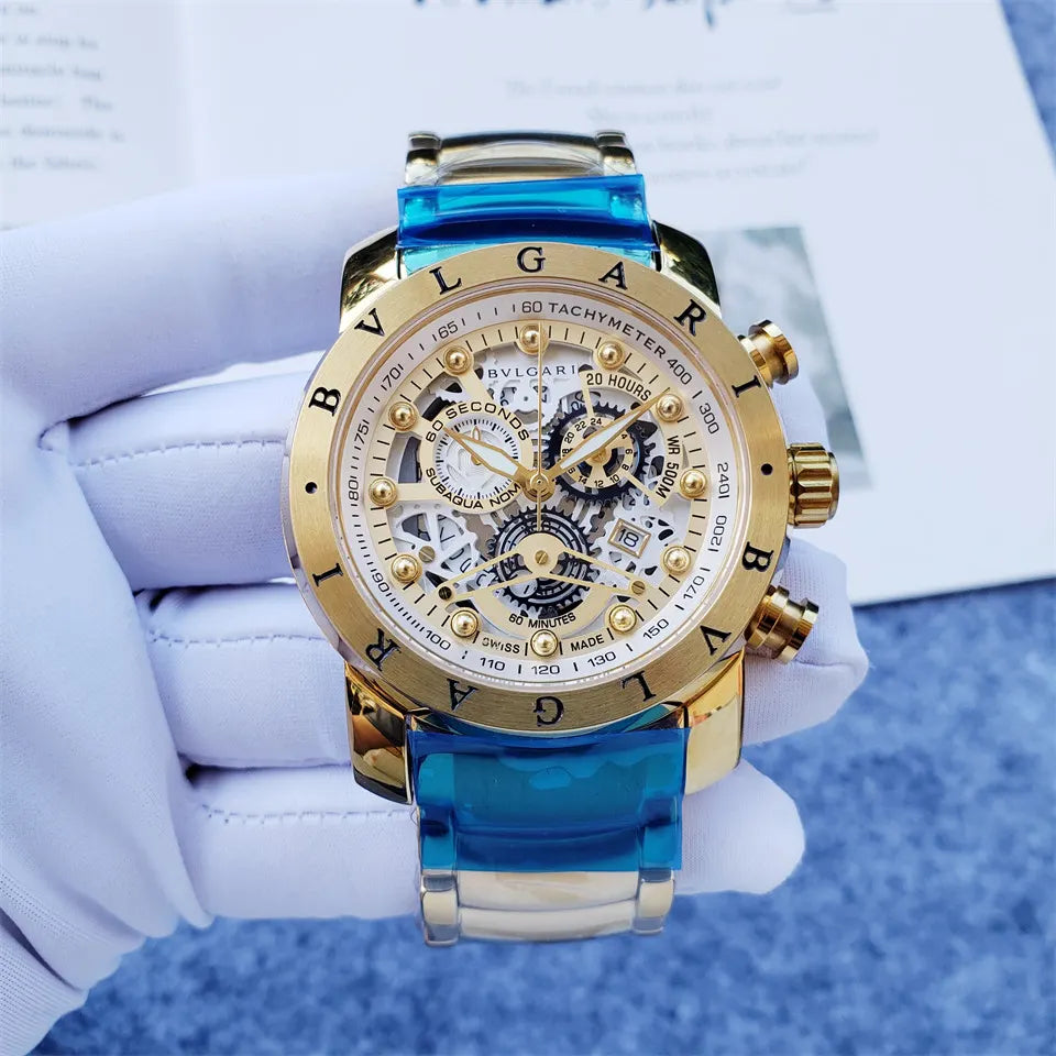 Bvlgari Subaqua Skeleton Gold - Hình 4