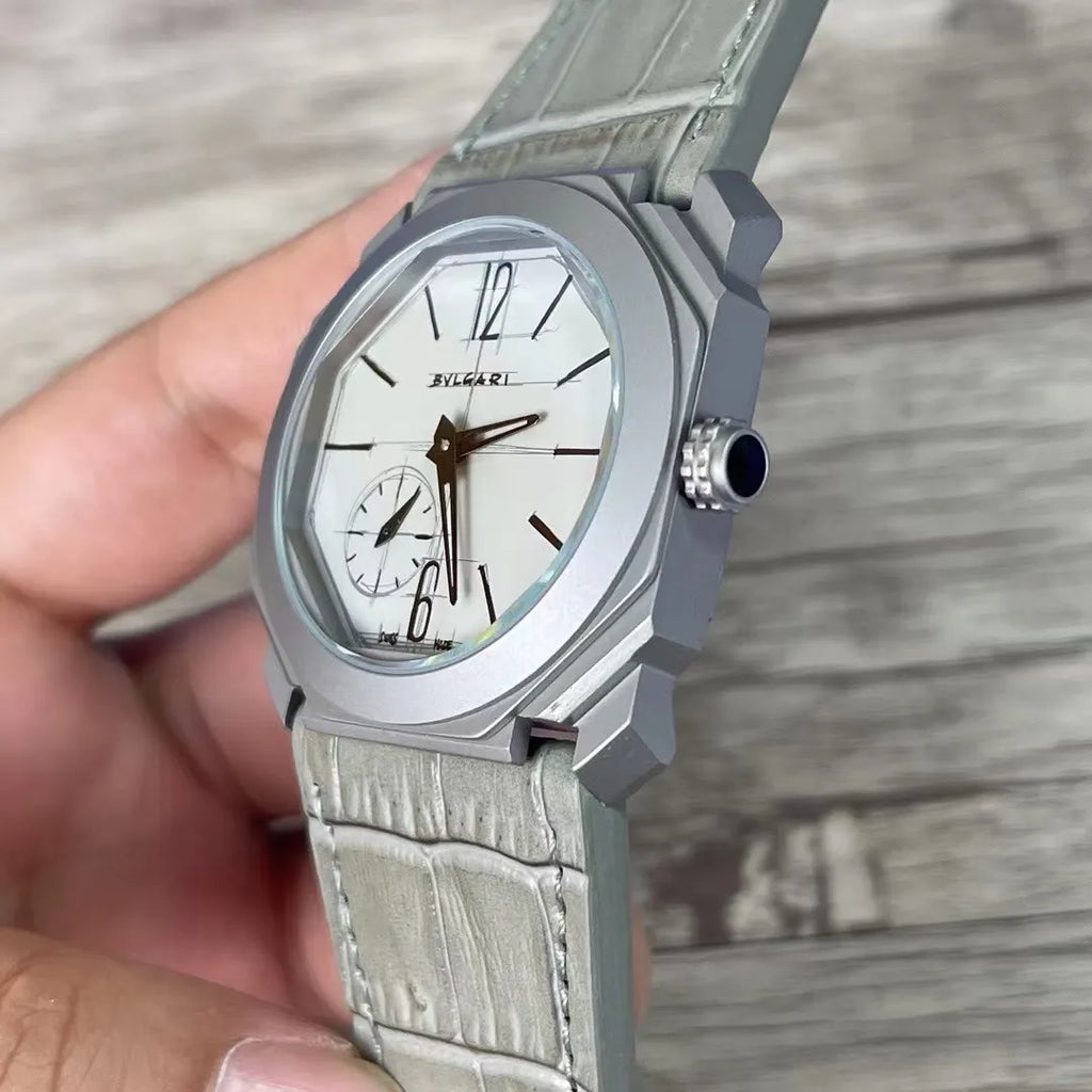 Bulgari Octo Grey Alligator