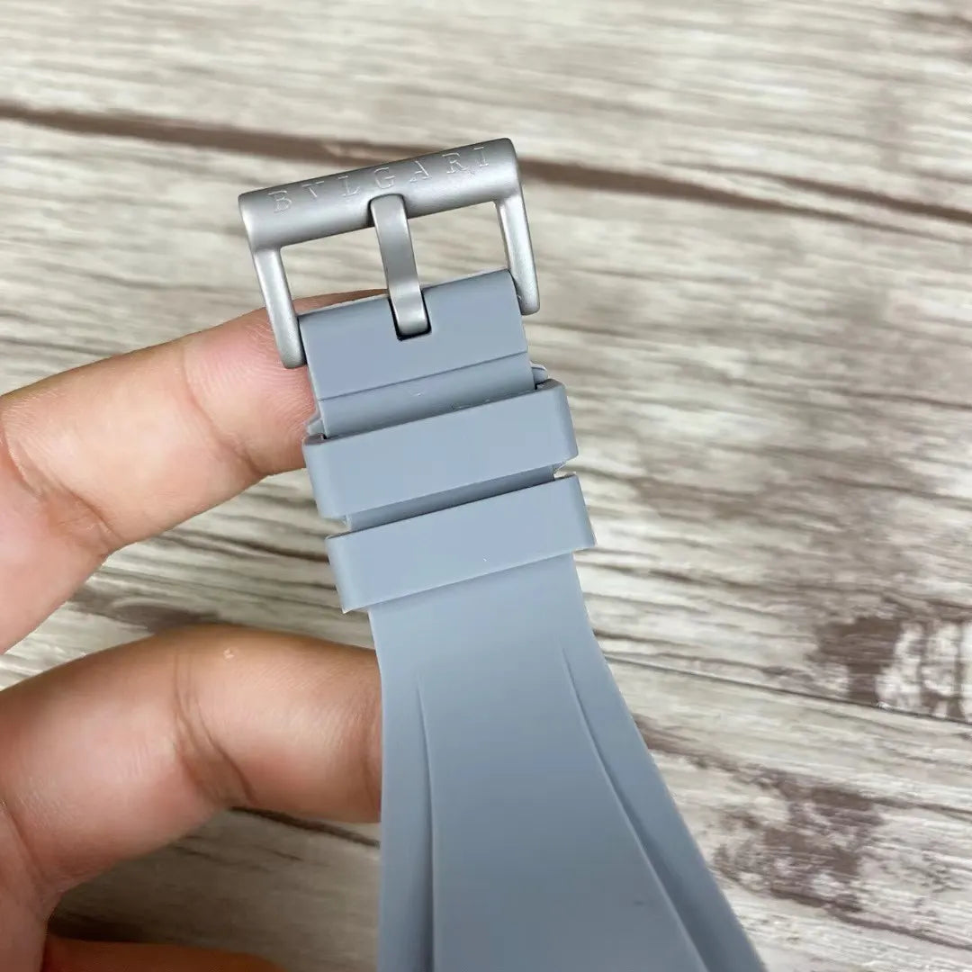 Gray Octagon Dial Watch - Hình 9
