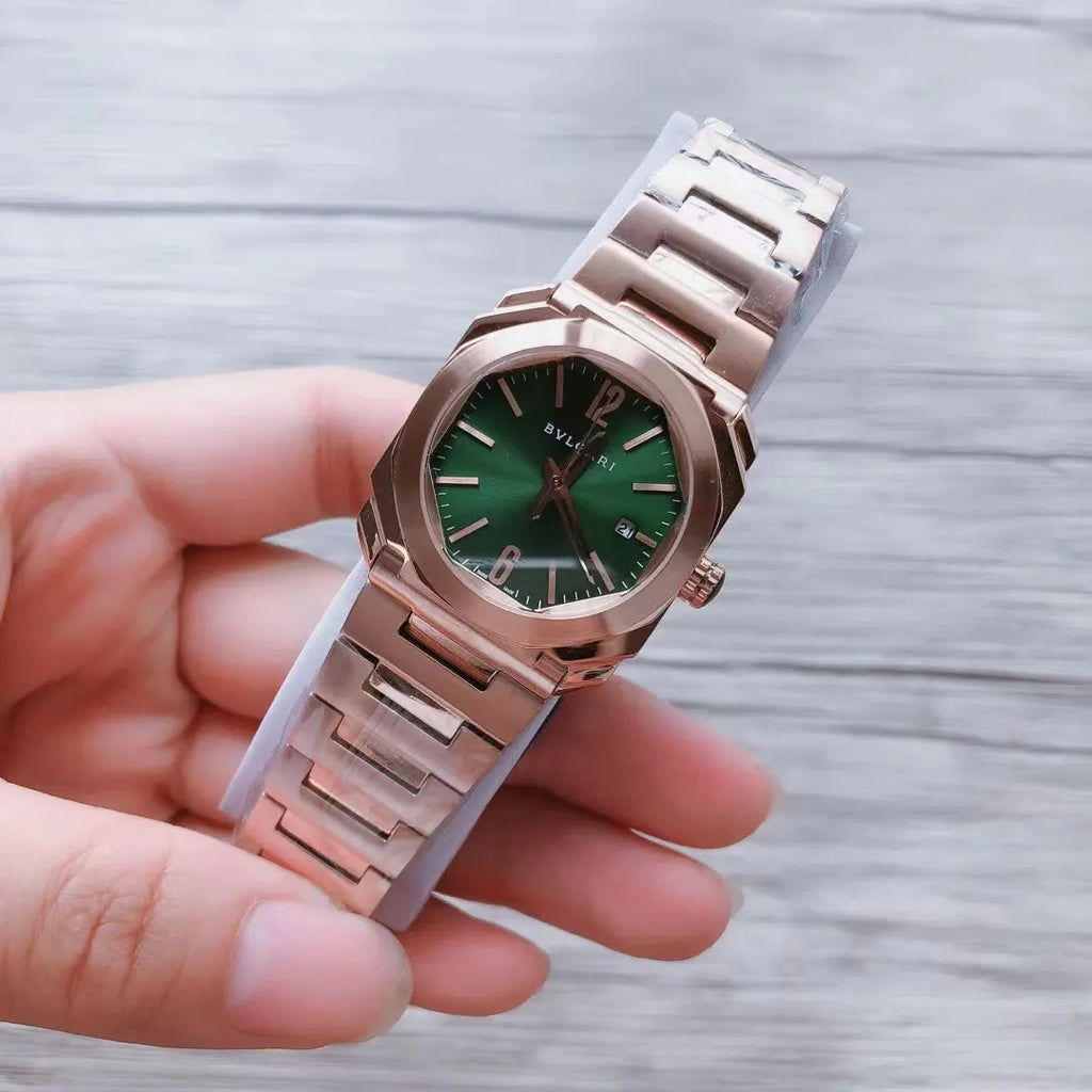 Bulgari Octo Green Dial Steel - Hình 7