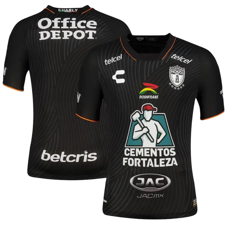 Charly Pachuca Black Soccer Jersey