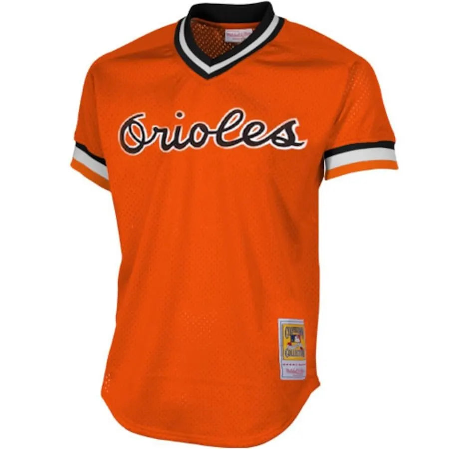 Orioles Orange Throwback Jersey - Hình 2