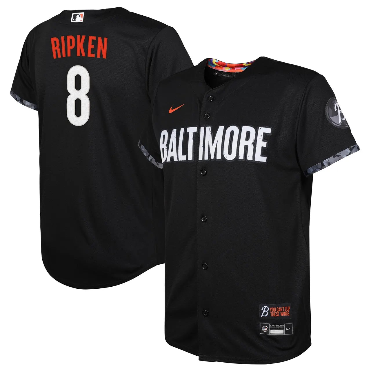 Ripken Orioles Black Jersey nike cal - Hình 2