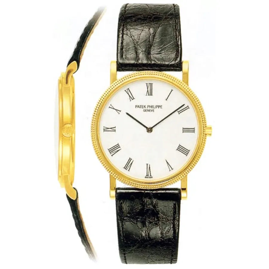 white Patek Philippe Calatrava Gold