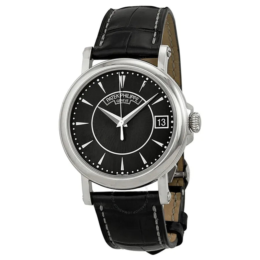 Patek Philippe Black Leather – Patek Philippe Calatrava Black Leather
