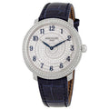 Patek Philippe Diamond Dial Blue Leather – Calatrava