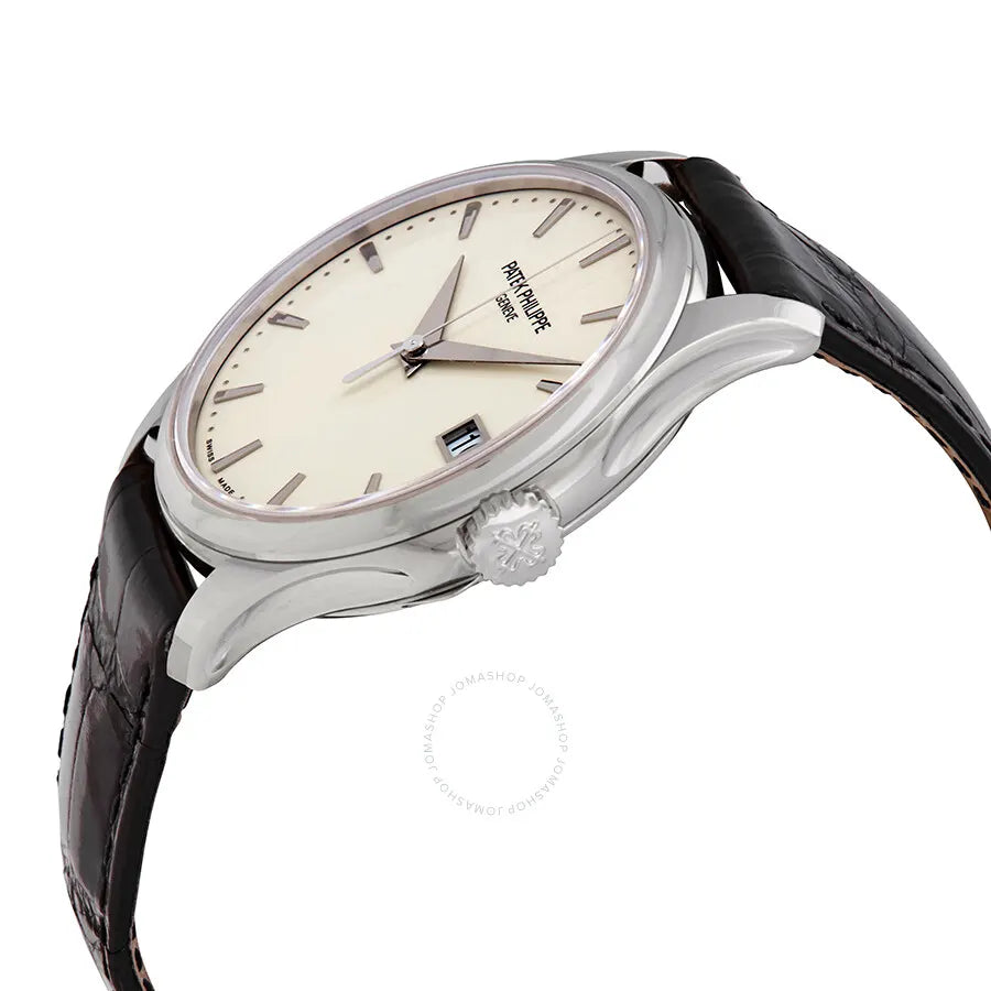 Calatrava Silver Black Leather - Hình 2