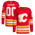 customizable Adidas Flames Red Jersey