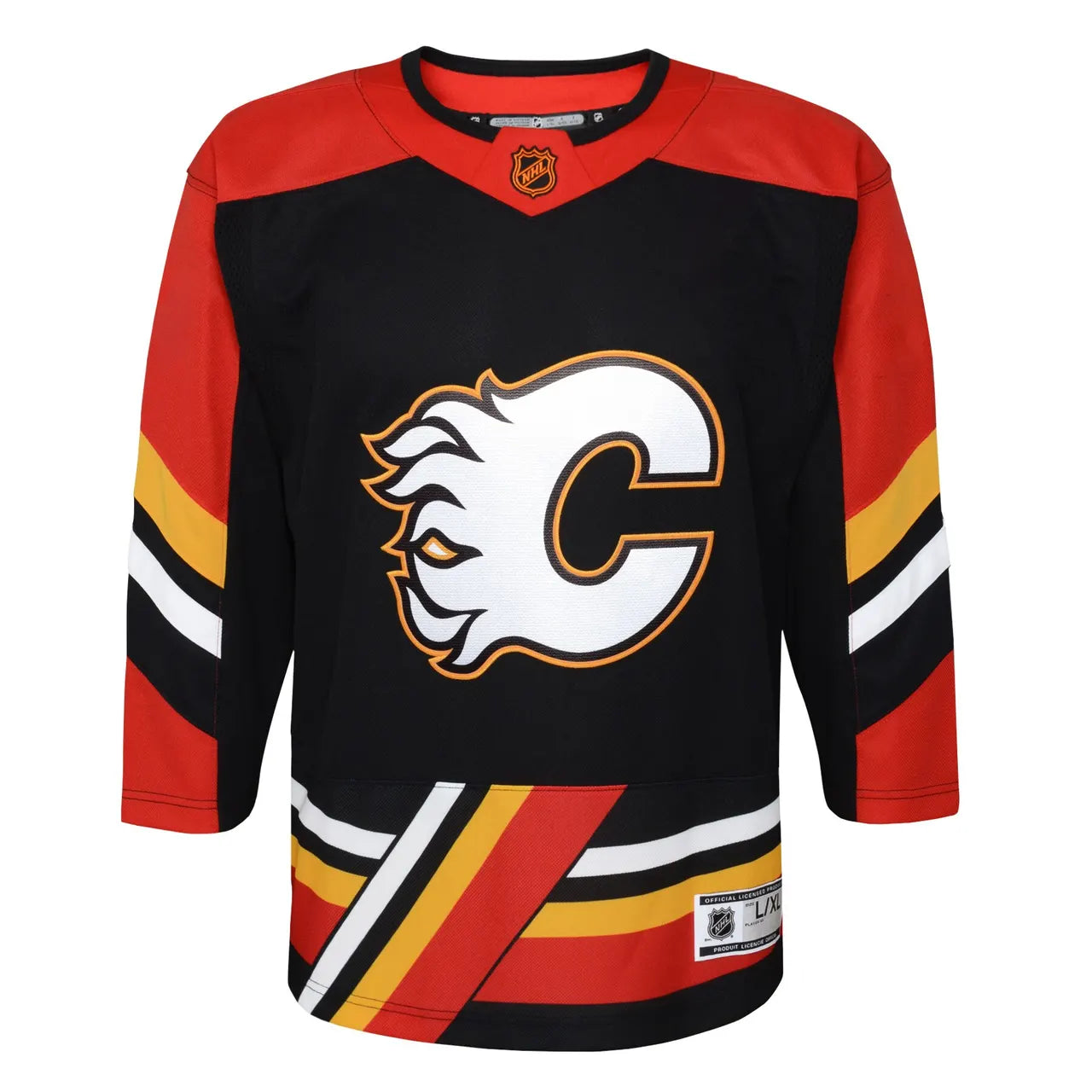Calgary Flames Black Alternate Jersey - Hình 3