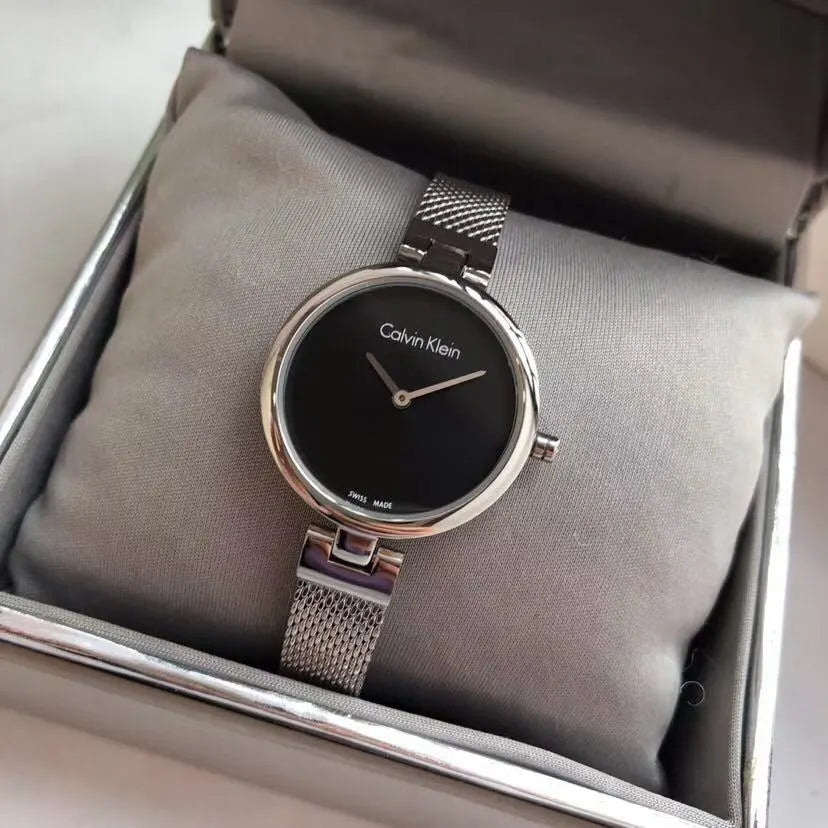 Calvin Klein Silver Mesh Watch