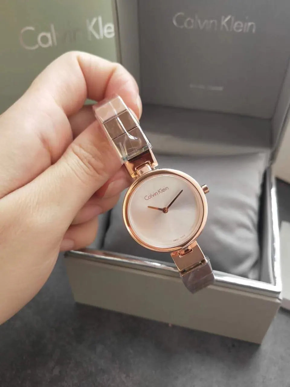 Calvin Klein Rose Gold Ladies Watch - Hình 2