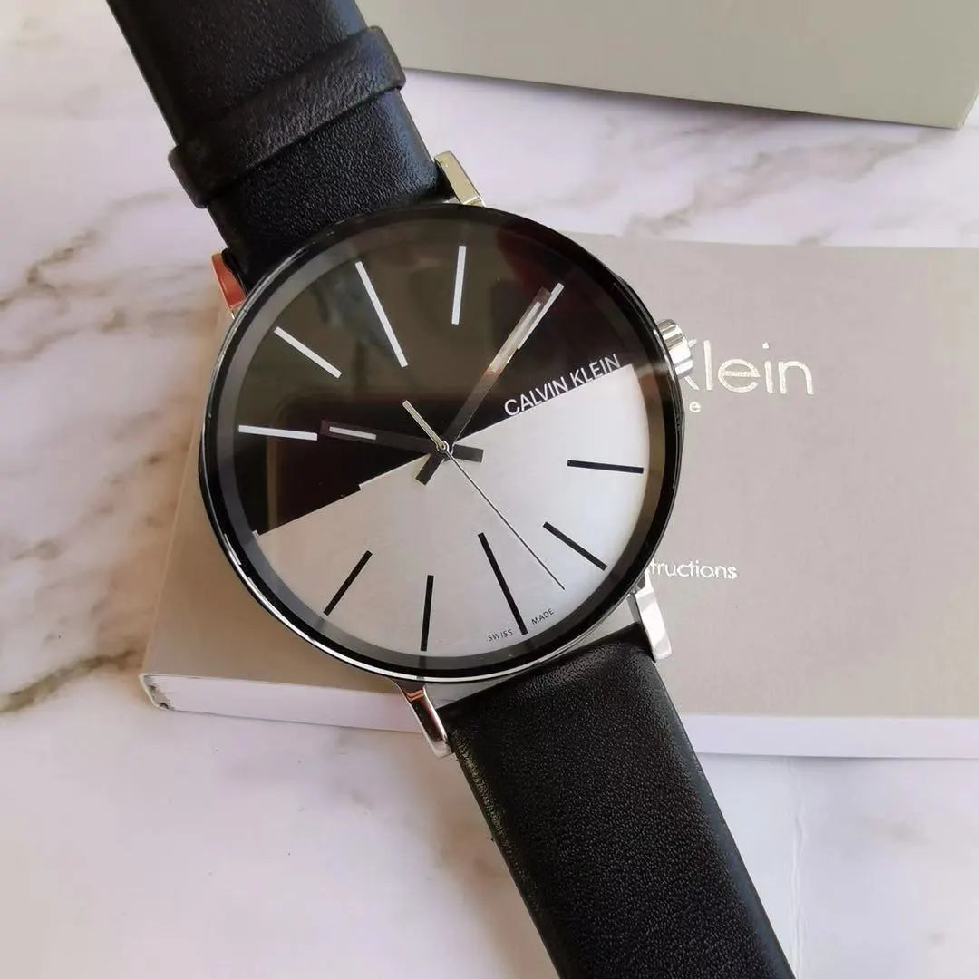 Calvin Klein Black Silver Watch - Hình 5