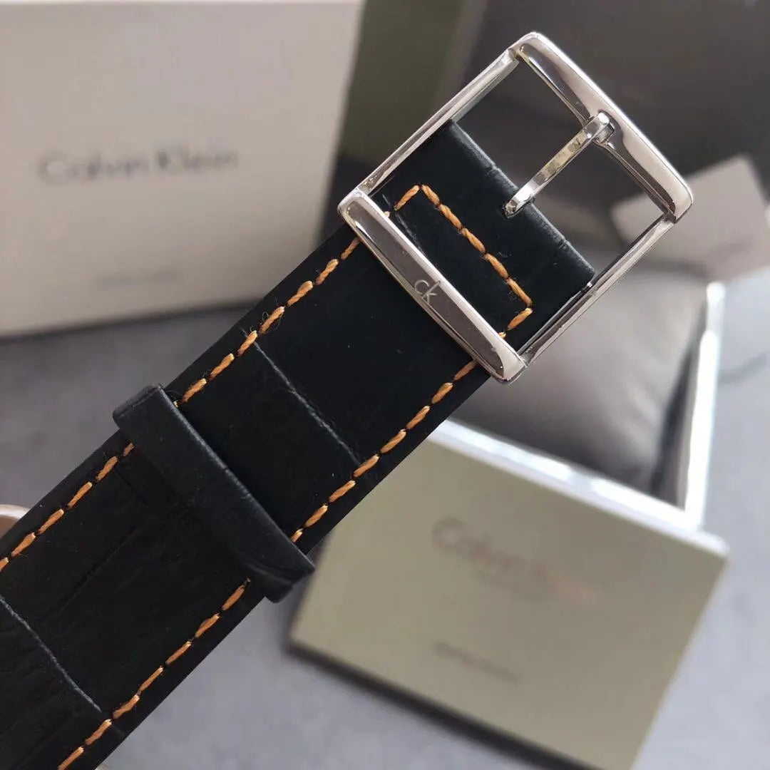 Calvin Klein Croco Leather Watch - Hình 3