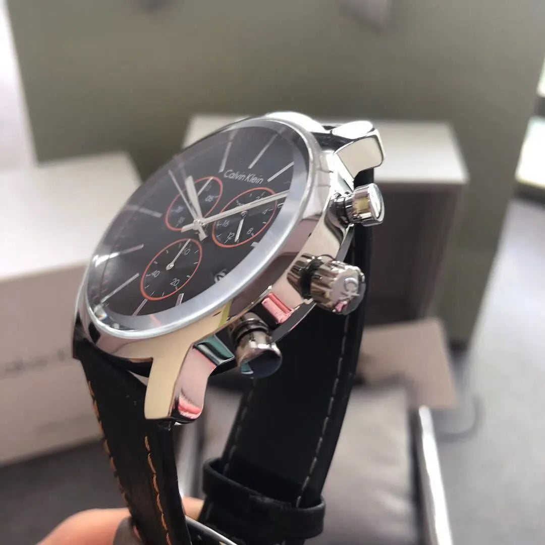 Calvin Klein Croco Leather Watch - Hình 5