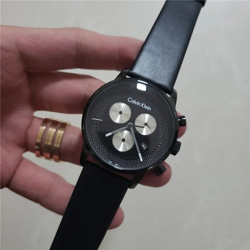 Calvin Klein Black Chronograph - Hình 3