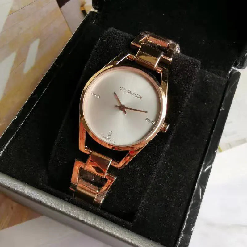 Calvin Klein Rose Gold Watch - Hình 6