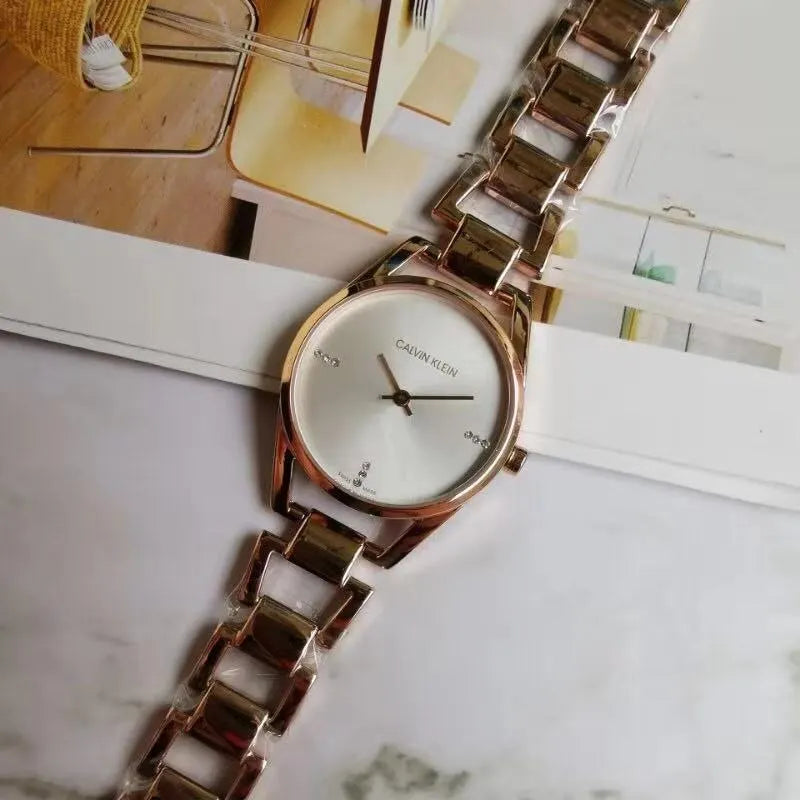 Calvin Klein Rose Gold Watch - Hình 5