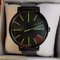 Calvin Klein Green Leather Watch